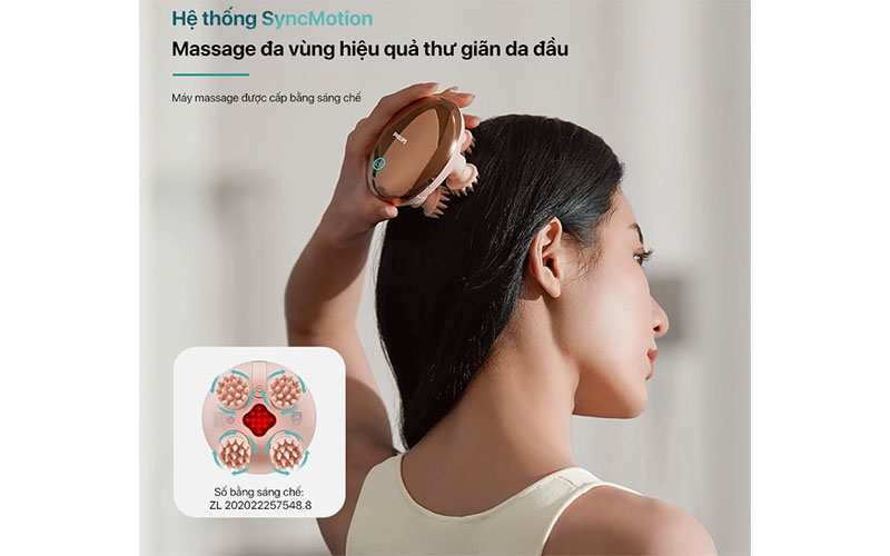 Máy massage đầu Philips 1301 - Hàng chính hãng
