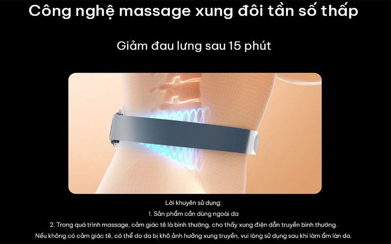 Máy massage lưng SKG K3-2 - Hàng chính hãng
