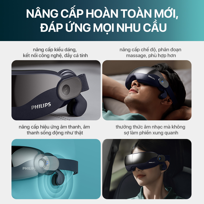 Máy massage mắt Philips PPM2702 - Hàng chính hãng