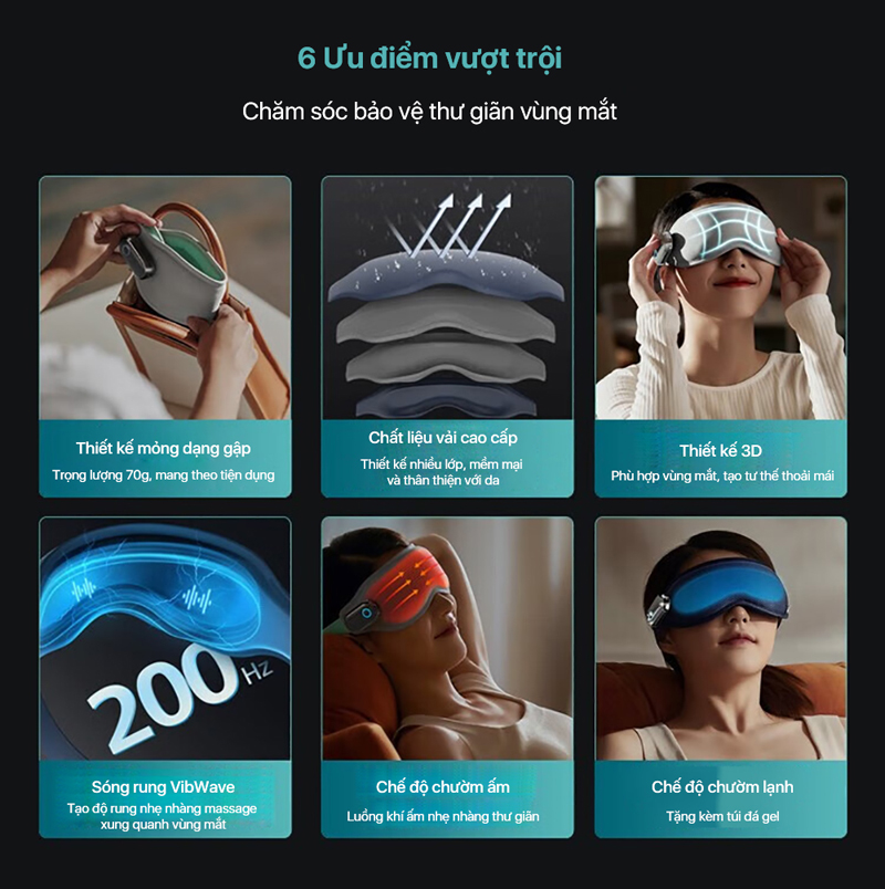 Máy massage mắt Philips PPM3101E - Hàng chính hãng