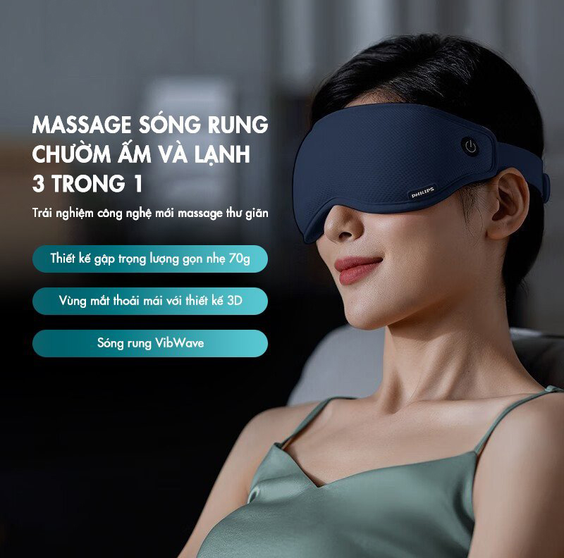 Máy massage mắt Philips PPM3101E - Hàng chính hãng