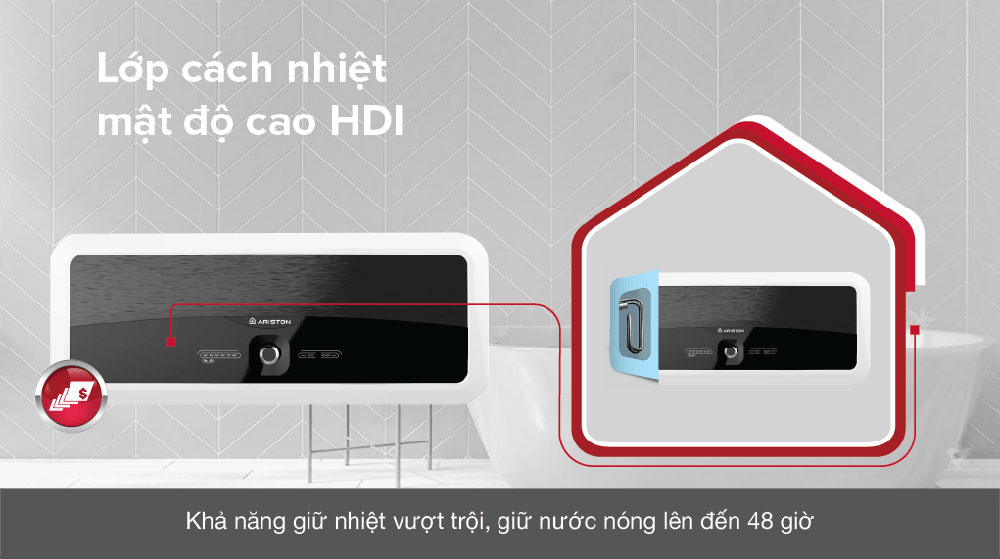 Máy nước nóng gián tiếp Ariston SL2 30 LUX D - Hàng chính hãng