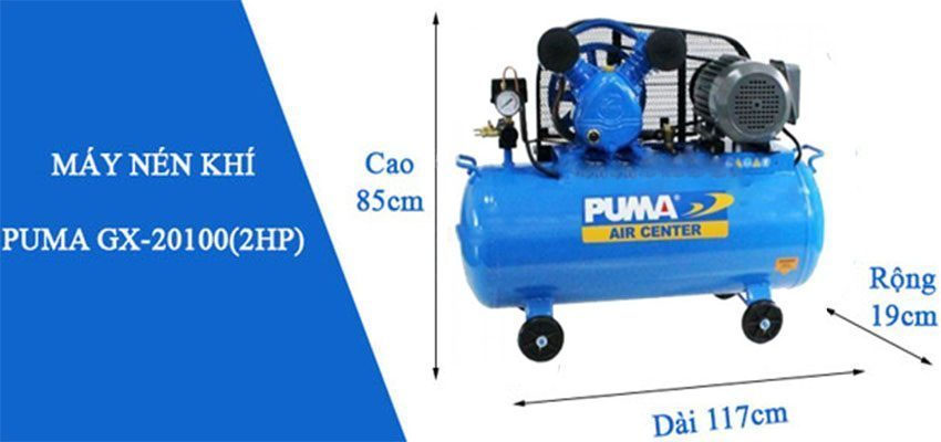 Máy nén khí Puma GX-20100 - Hàng chính hãng