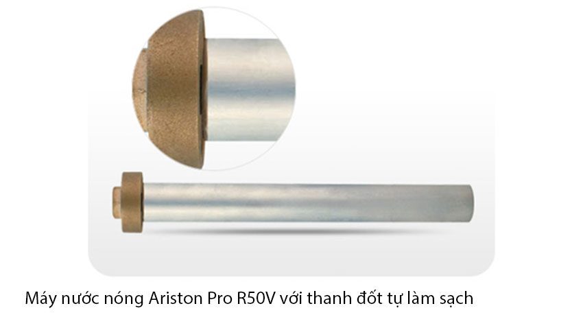 Bình nóng lạnh gián tiếp 50 lít Ariston PRO R50V - Hàng chính hãng