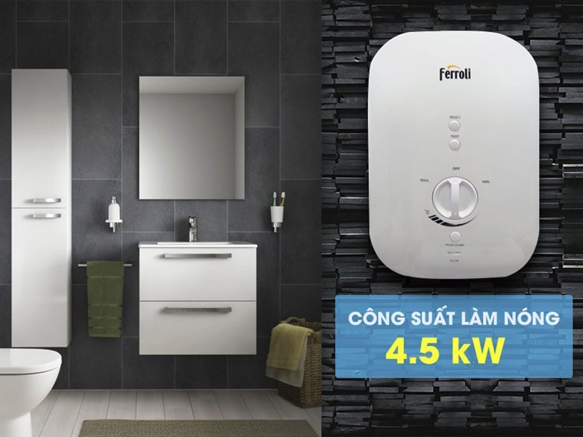 Máy nước nóng Ferroli Divo SSP 4.5S - Hàng chính hãng