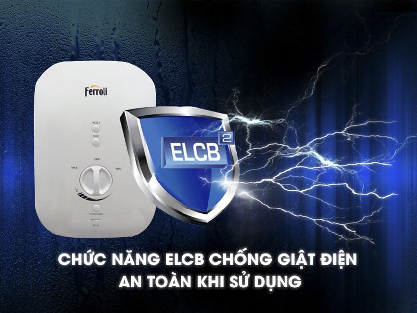 Máy nước nóng Ferroli Divo SSP 4.5S - Hàng chính hãng