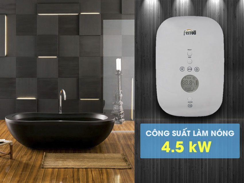 Máy nước nóng Ferroli Divo SDP 4.5S - Hàng chính hãng