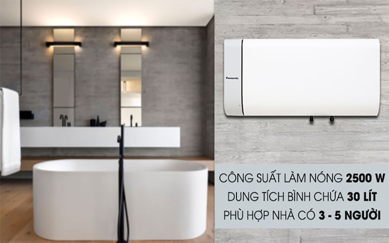 Máy nước nóng Panasonic DH-30HAMVW - Hàng chính hãng