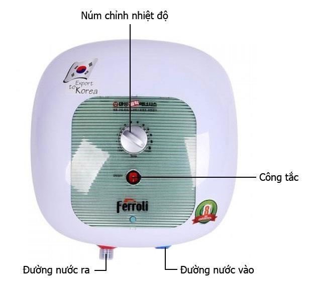 Máy nước nóng Ferroli Cubo 30L Export  - Hàng chính hãng