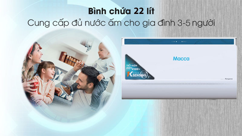 Máy nước nóng gián tiếp Kangaroo KG75A2 - Hàng chính hãng