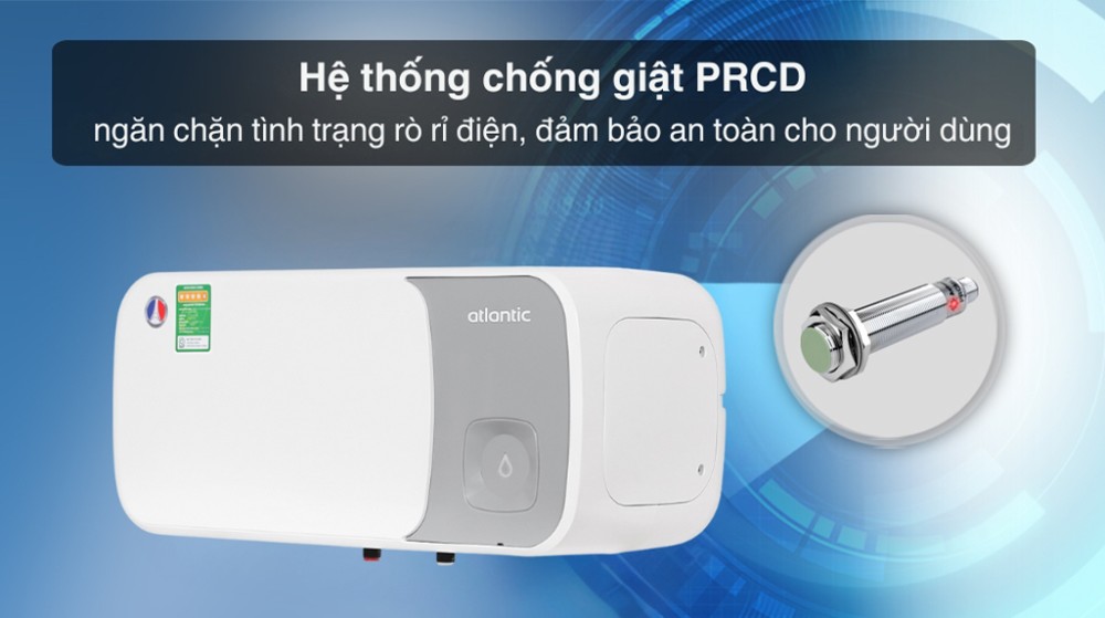 Bình nóng lạnh gián tiếp Atlantic SWH 20H M-6 AMI SLIM - Hàng chính hãng