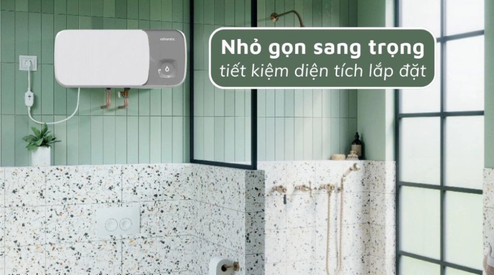 Bình nóng lạnh gián tiếp Atlantic SWH 20H M-6 AMI SLIM - Hàng chính hãng
