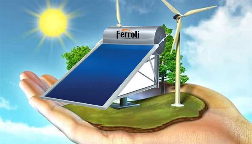 Máy nước nóng năng lượng mặt trời Ferroli Ecotop 120L - Hàng chính hãng