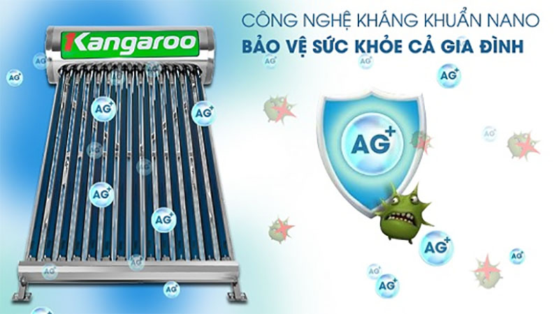 Máy nước nóng năng lượng mặt trời Kangaroo GD2020 - Hàng chính hãng