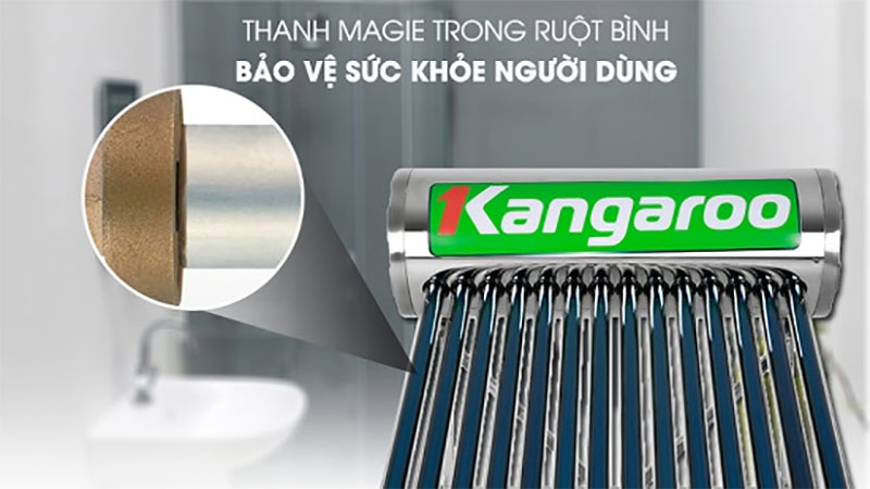 Máy nước nóng năng lượng mặt trời Kangaroo GD2424 - Hàng chính hãng