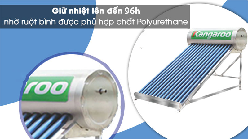 Máy nước nóng năng lượng mặt trời Kangaroo PT2426 - Hàng chính hãng