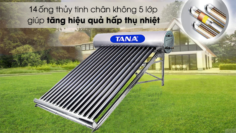 Máy nước nóng năng lượng mặt trời Tân Á TA-GO 58-14 - Hàng chính hãng