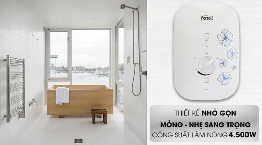 Máy nước nóng Ferroli Divo SSN 4.5S  - Hàng chính hãng