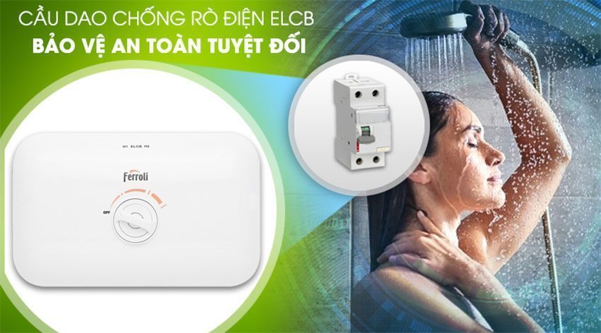 Máy nước nóng trực tiếp Ferroli Rita FS-4.5TE - Hàng chính hãng