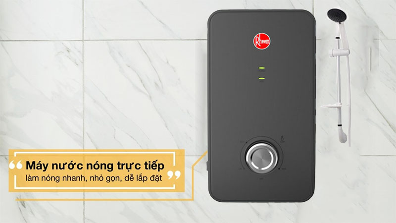 Máy nước nóng trực tiếp Rheem RH-688E-BK - Hàng chính hãng