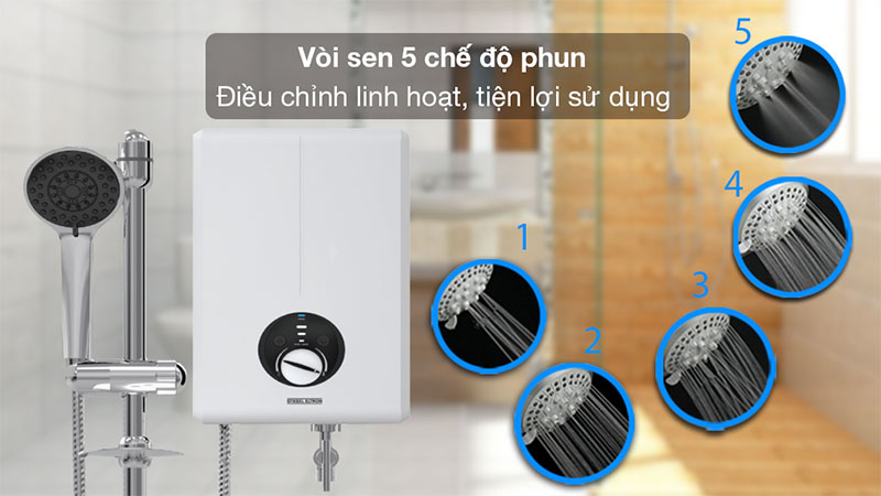 Máy nước nóng trực tiếp Stiebel Eltron 4500W XGP-45-EC - Hàng chính hãng