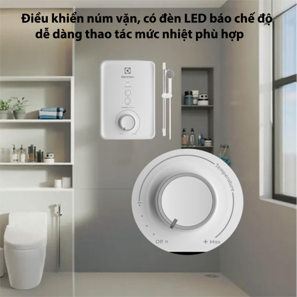 Máy nước nóng trực tiếp UltimateHome 300 4.5kW Electrolux EWE451PX-DWX6 - Hàng chính hãng