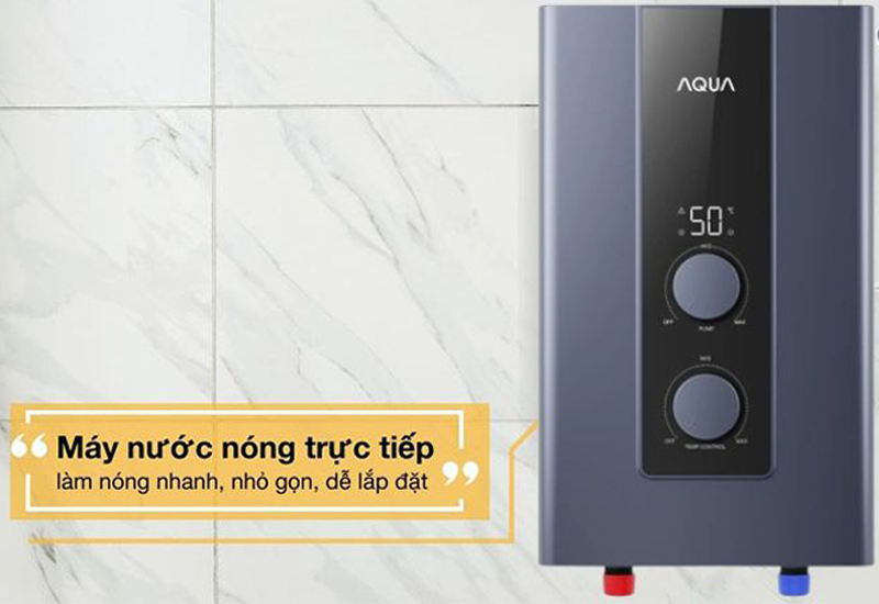  Máy nước nóng trực tiếp Aqua AEI45E-FP3CB(VN) - Hàng chính hãng