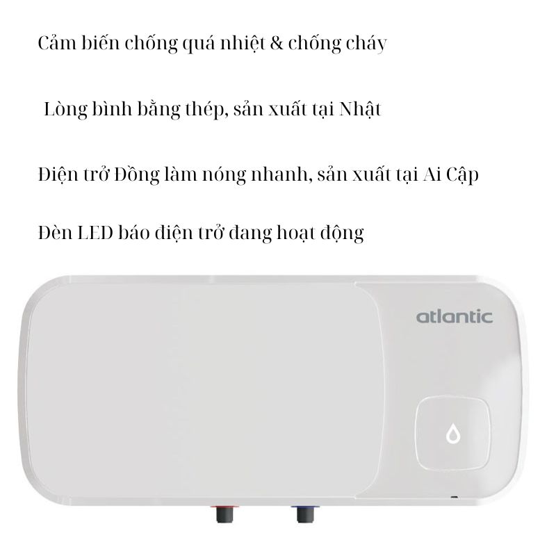 Máy nóng lạnh gián tiếp Atlantic AMI SLIM - Hàng chính hãng