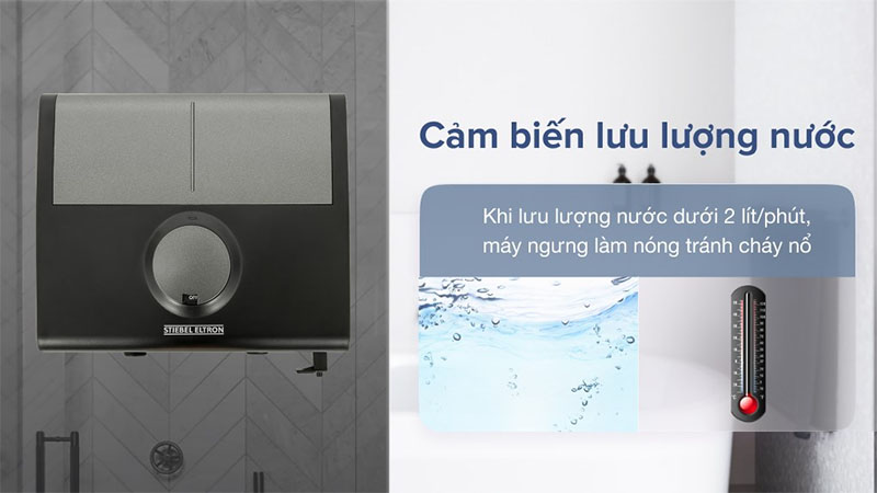 Máy nước nóng trực tiếp đa điểm Multi Point Stiebel Eltron 6000W DDC-6-EC - Hàng chính hãng