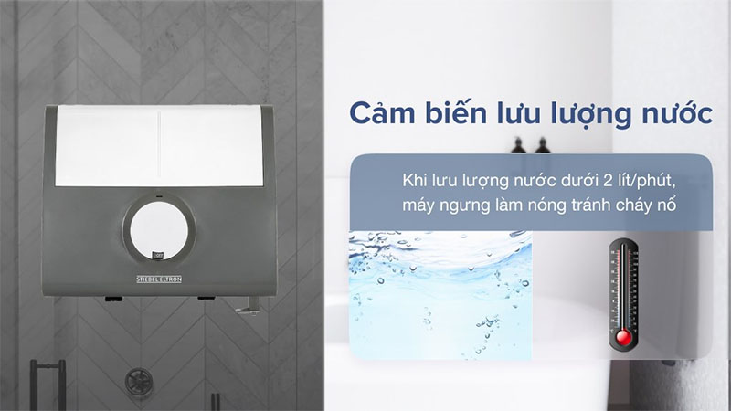 Máy nước nóng trực tiếp đa điểm (Multi Point) Stiebel Eltron 8000W DDH-8-EC - Hàng chính hãng