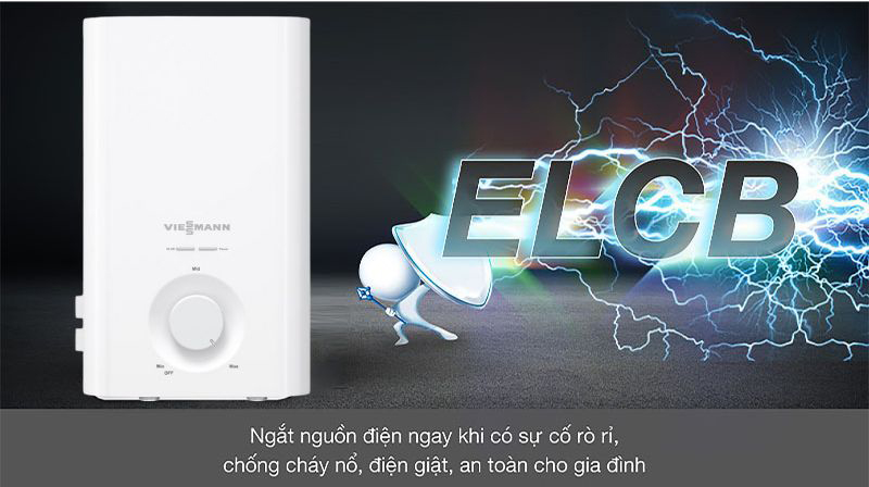 Máy nước nóng trực tiếp ViessMannn C145P-V - Hàng chính hãng