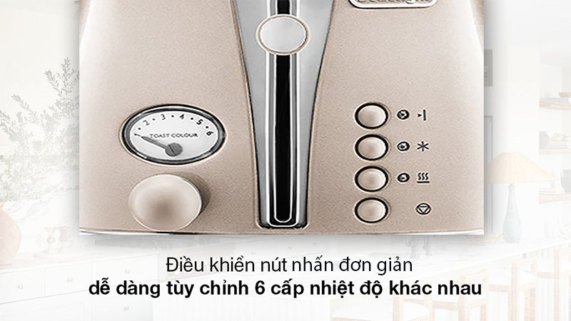 Máy nướng bánh mì Sandwich Delonghi CTOT2103.BG - Hàng chính hãng