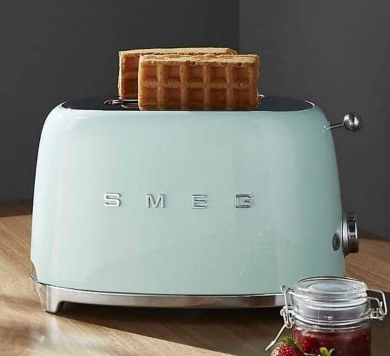 Máy nướng bánh mì Smeg TSF01PGEU - Hàng chính hãng