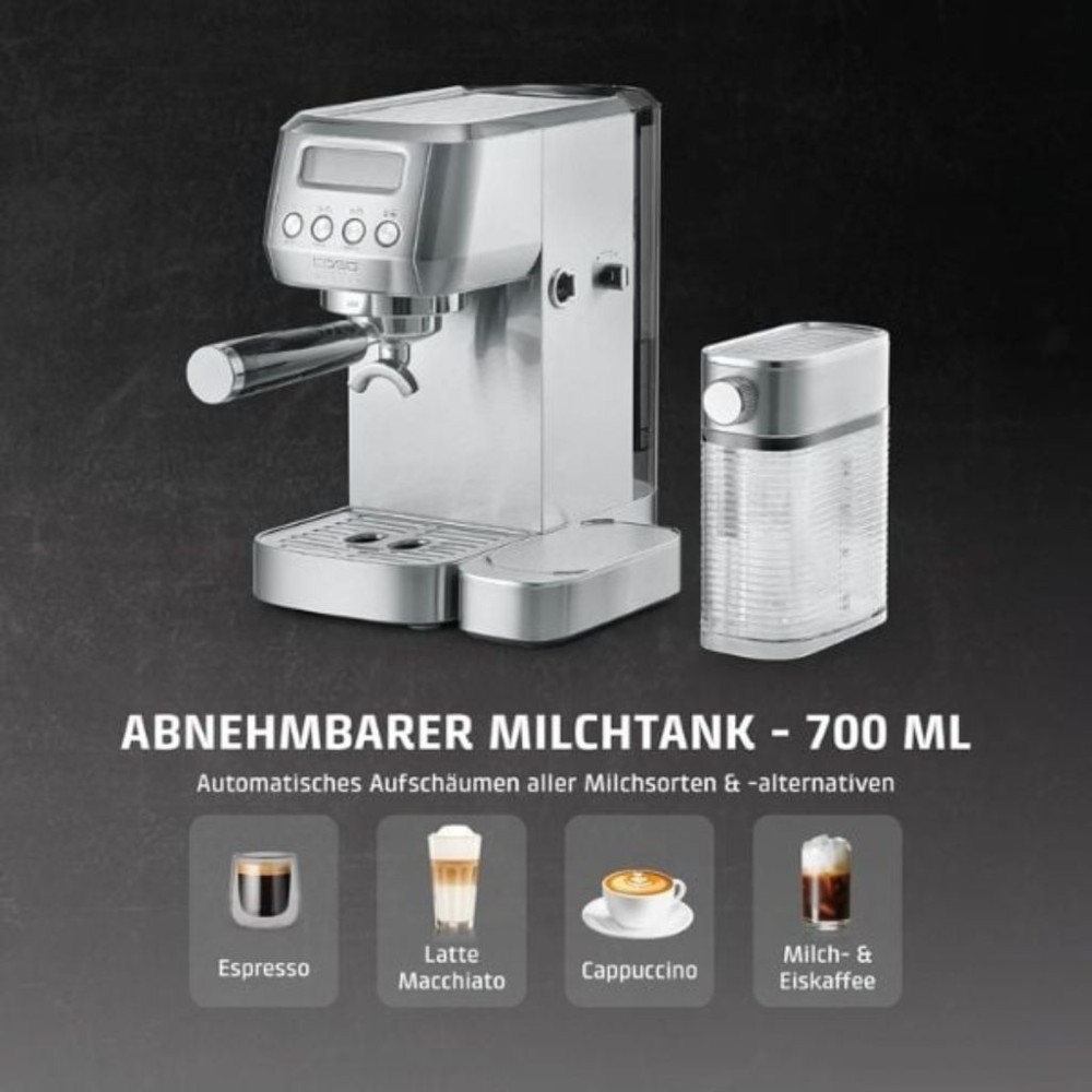 Máy pha cafe Caso Espresso Gourmet Latte - Hàng chính hãng
