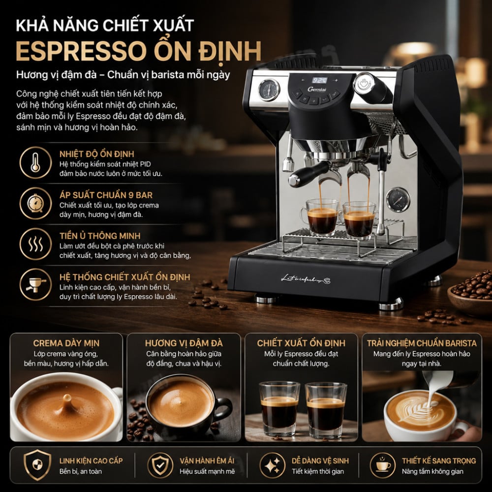 Máy pha cà phê Corrima CRM 3149 - Hàng chính hãng