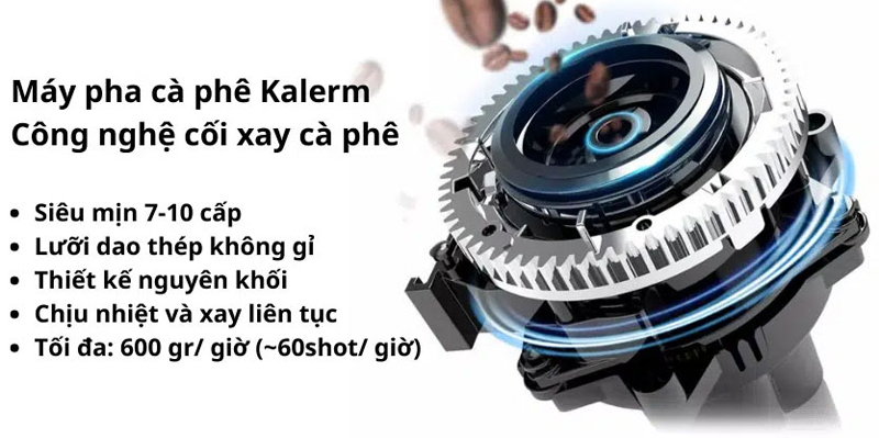 Máy pha cà phê Kalerm B5 - Hàng chính hãng