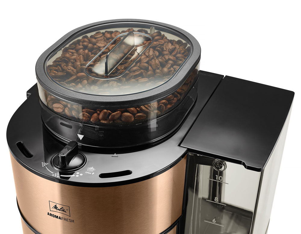 Máy pha cà phê giấy lọc Melitta AromaFresh Glass copper - Hàng chính hãng