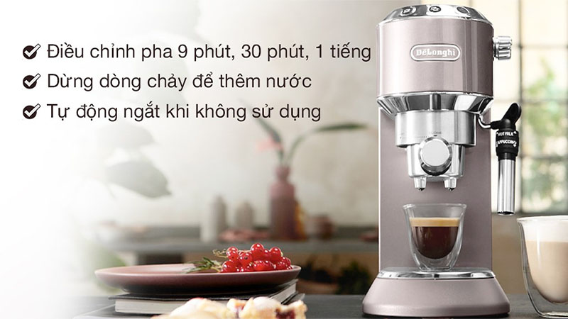 Máy pha cà phê tự động DeLonghi EC785.BG - Hàng chính hãng