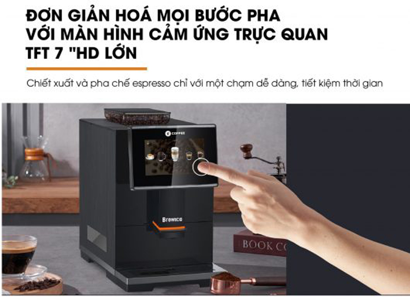 Máy pha cà phê tự động Brewico C11 - Hàng chính hãng