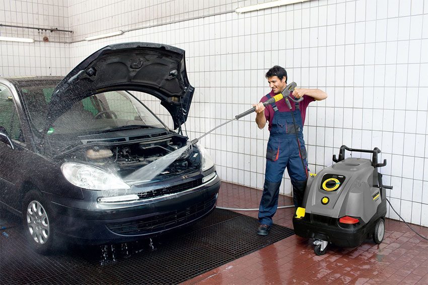 Máy phun rửa áp lực cao nước nóng Karcher HDS 6/14 C - Hàng chính hãng