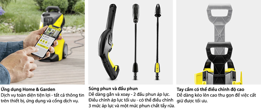 Máy phun rửa áp lực cao Kärcher K2 POWER CONTROL *EU - Hàng chính hãng