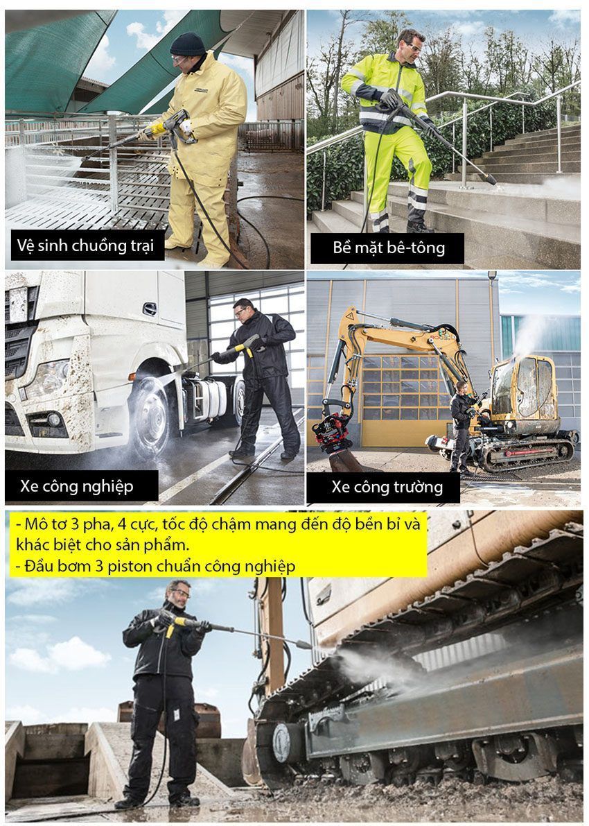 Máy phun rửa cao áp Karcher HD 7/16-4 M - Hàng chính hãng