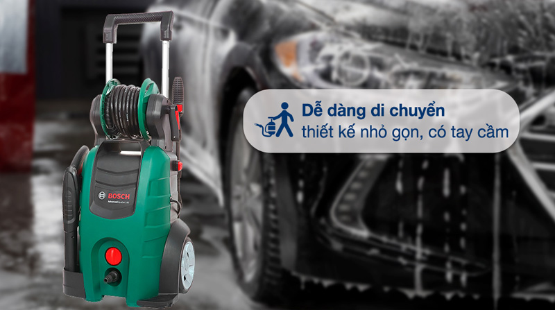 Máy phun xịt rửa áp lực cao Bosch (Aquatak) AQT-140 - Hàng chính hãng