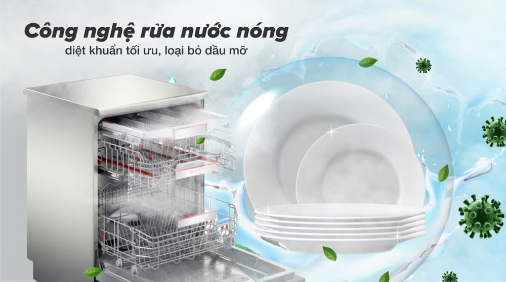 Máy rửa bát độc lập 13 bộ Bosch SMS6EDI06E - Hàng chính hãng
