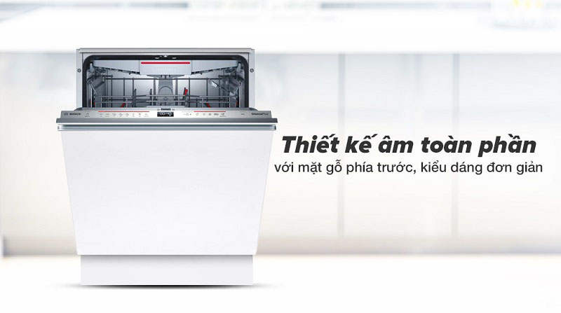Máy rửa bát âm tủ Bosch SMV6YCX02E - Hàng chính hãng