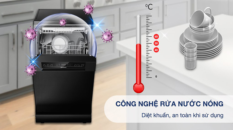 Máy rửa bát Galanz W45A3A401M-0E1(B) - Hàng chính hãng