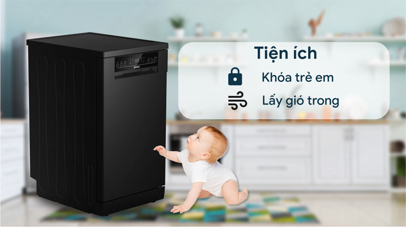 Máy rửa bát Galanz W45A3A401M-0E1(B) - Hàng chính hãng