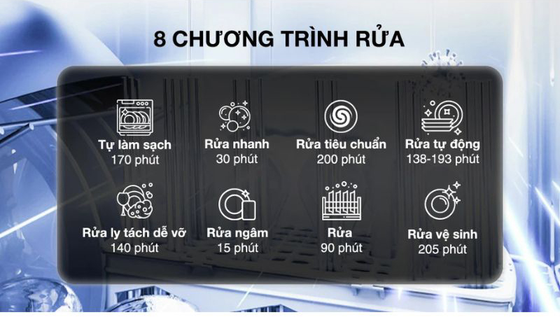 Máy rửa chén độc lập Hafele HDW-F605B (535.29.660) - Hàng chính hãng