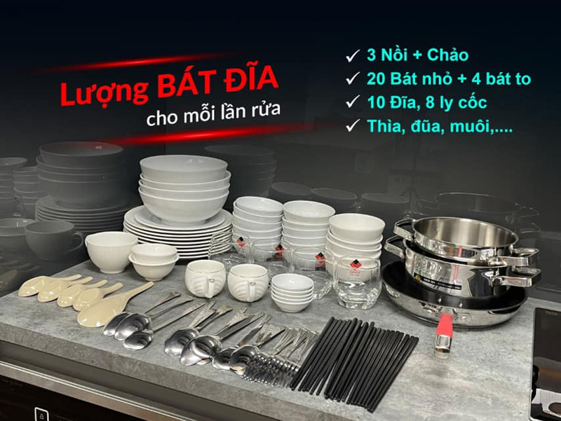 Máy rửa bát Spelier SP-775 DW-S - Hàng chính hãng
