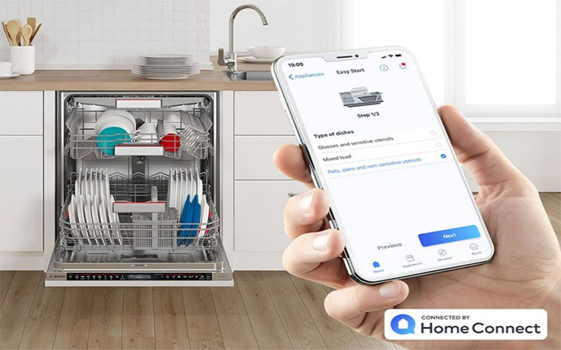 Máy rửa bát âm tủ Bosch SMD6ECX57E - Hàng chính hãng